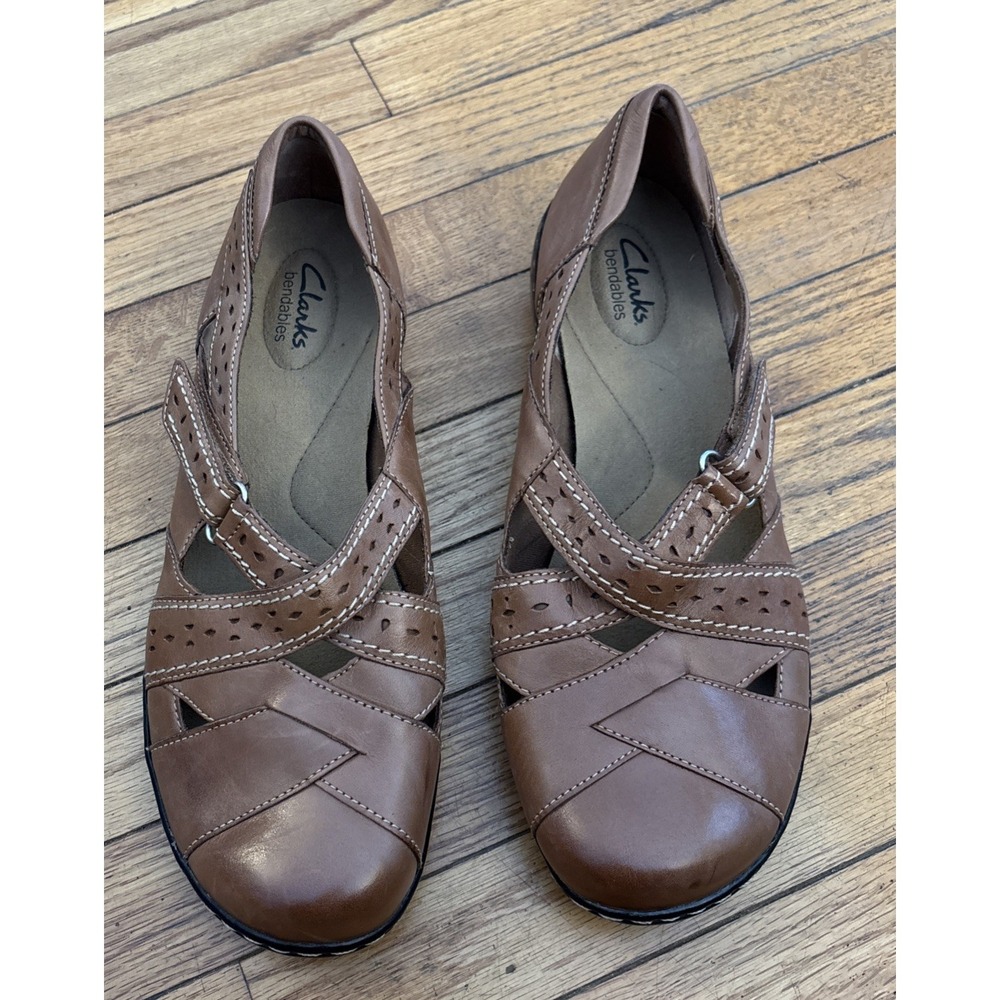 Clarks Bendables Ashland Spin Q Loafer Slip Ons 9.5 NEW